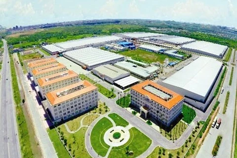 Panorama de la zone industrielle de Texhong Hai Ha. Photo : TNO